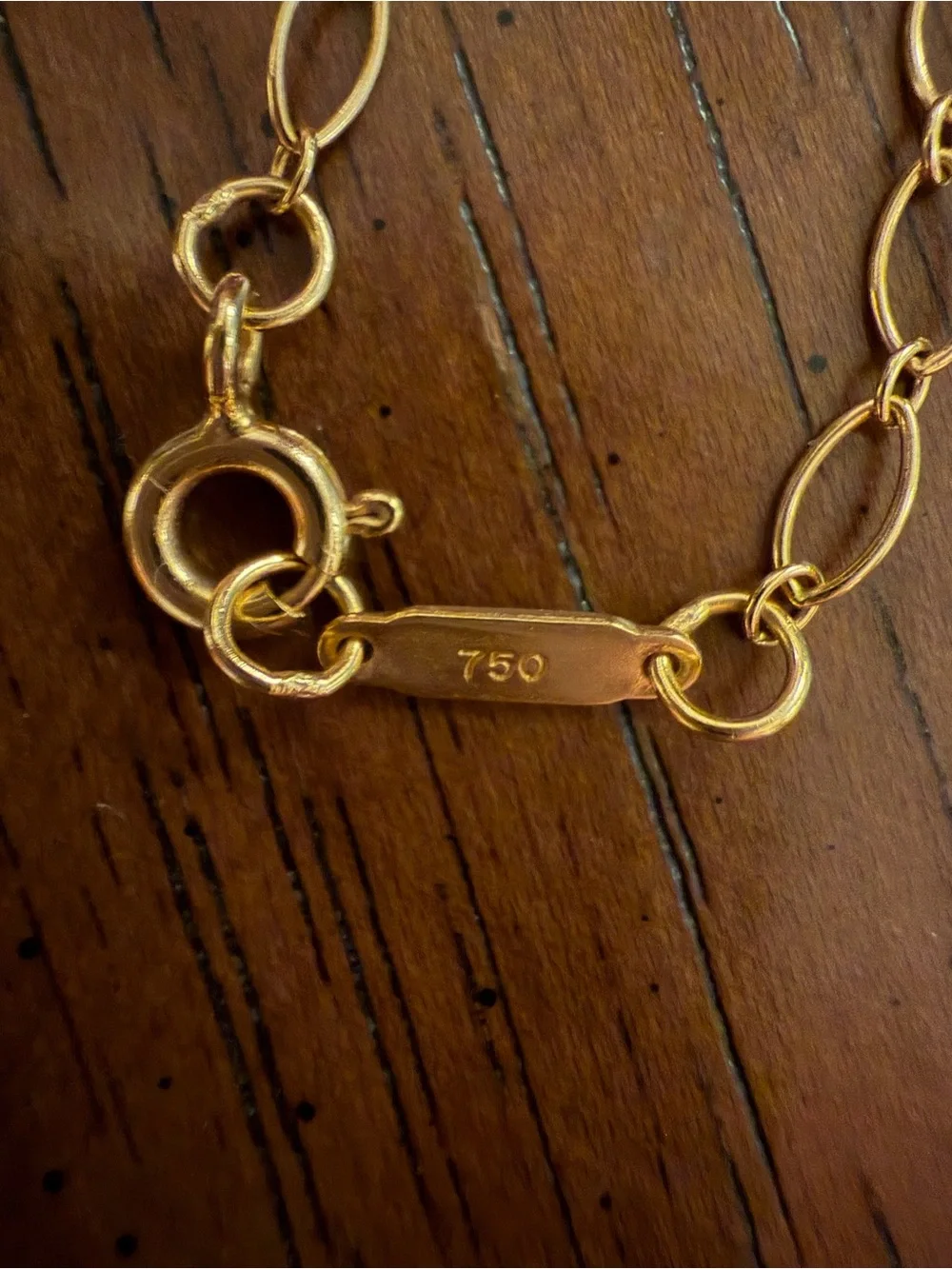 Tiffany & Company 18”  18k Rose Gold Link Chain